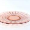 Vintage schaal roze glas