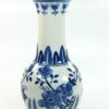 Hoge vaas blauw wit