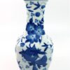 Hoge vaas blauw wit
