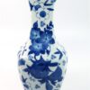 Hoge vaas blauw wit