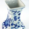 Hoge vaas blauw wit