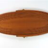 Vintage houten "uitklap" schaaltje
