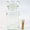 Vintage glazen apothekers pot