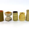 5 kleine vintage vaasjes