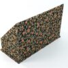Vintage briefhouder - stof/karton