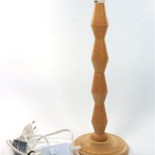 Lampvoet / tafellamp blank hout