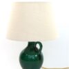 Vintage tafellampje groen / lampvoet