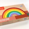 Houten regenboog playing kids