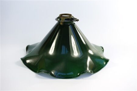 Vintage metalen lampenkap groen