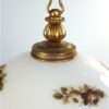 Grote bollamp glas bloemen Frankrijk