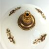 Grote bollamp glas bloemen Frankrijk