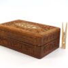 Vintage houten doosje bewerkt