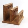 Vintage houten postbakje / briefhouder
