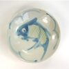 Chinees blauw / wit koi vis bord
