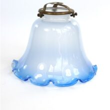 Vintage glazen lampje / lampenkap