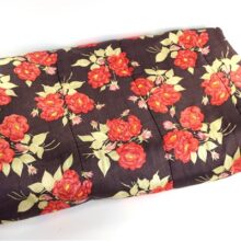 Vintage plaid bloemen