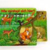 Wie verstopt zich hier in het bos?