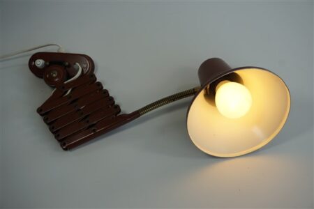 Vintage schaarlamp, harmonica