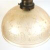 Vintage hanglamp messing / glas