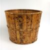 Vintage rotan plantenmand