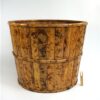 Vintage rotan plantenmand