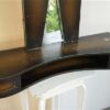 Antieke kaptafel / klap spiegel