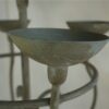 Hoge metalen Franse kandelaar