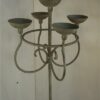 Hoge metalen Franse kandelaar
