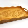 Houten dienblad bewerkt