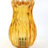 Vintage glazen lampje amber