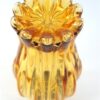 Vintage glazen lampje amber