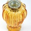 Vintage glazen lampje amber