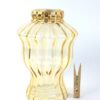 Vintage glazen lampje amber