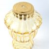 Vintage glazen lampje amber
