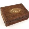 Vintage houten doosje bewerkt
