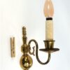 Vintage messing wandlampje "kaars"