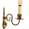 Vintage messing wandlampje "kaars"