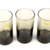 3 vintage glazen Luminarc rookglas