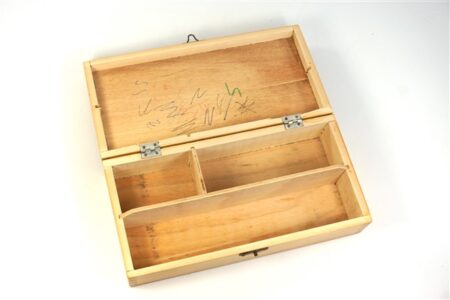 Vintage houten tekendoos