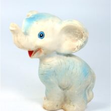 Vintage olifant rubber piep