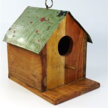 Vogelhuis gerecycled