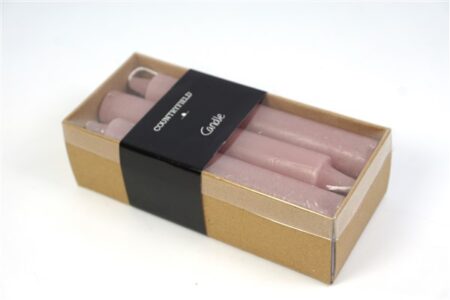 Roze kaarsen Countryfield