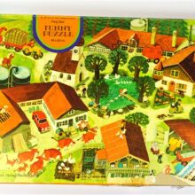 Vintage legpuzzel boerendorp