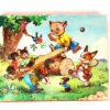 Vintage legpuzzel dieren