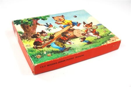 Vintage legpuzzel dieren