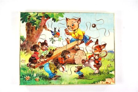 Vintage legpuzzel dieren