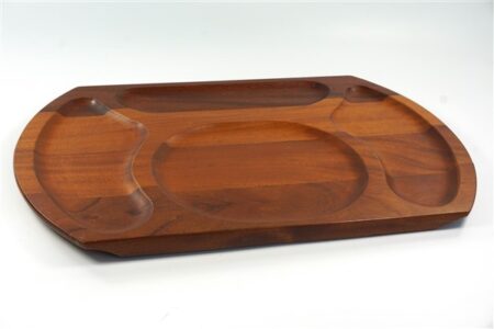 Teak tray vlakverdeling