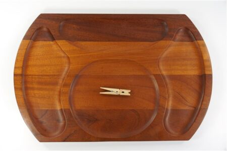 Teak tray vlakverdeling