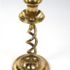 Vintage messing kandelaar swirl / gedraaid