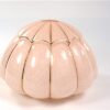 Vintage lampenkap roze glas goud